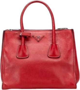 Prada Pre-owned Handbags, female, Red, Size: ONE SIZE Pre-owned Vintage Handbag