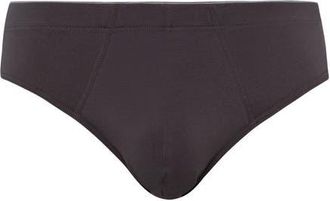 Hanro Cotton Superior Cotton Brief in Coal Grey at Nordstrom, Size Xx-Large