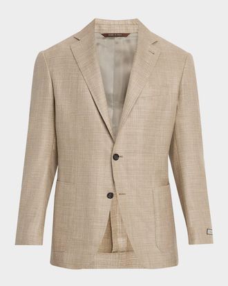 Canali Men & apos;s Hopsack Sport Coat