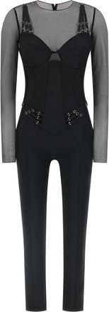 Elisabetta Franchi Mujer, Monos, Negro, Talla: M