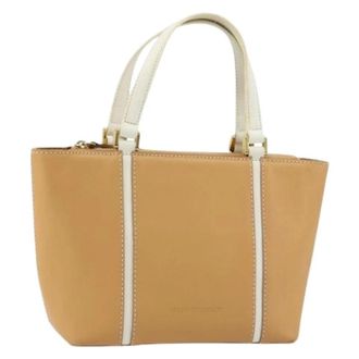 Burberry Pre-owned Handbags, female, Beige, Size: ONE SIZE Pre-owned Vintage Hand Bag