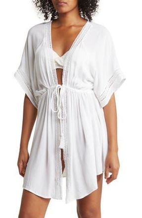 Boho Me Lace Inset Topper in White at Nordstrom Rack, Size Medium