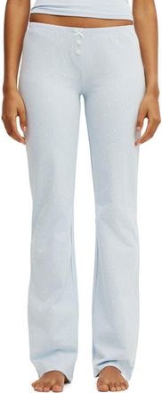 Cotton On Womens Dreamy Soft Flare Pant in Maya Ditsy Violet Blue at Nordstrom, Size Medium