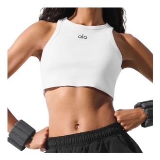 Alo (WMNS) ALO Aspire Tank White Black W2675RG-650571652