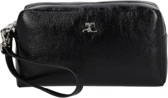 Courr&egrave;ges Glossy Varnished Cow Leather Beauty Case by Courr&egrave;ges
