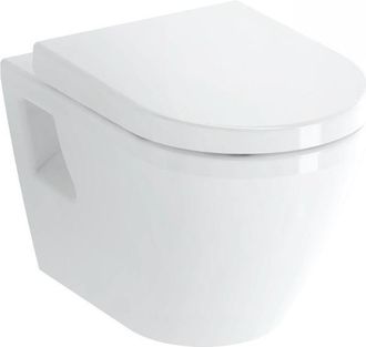Vitra Integra Inodoro Suspendido + Asiento Con De Cierre Suave Duroplast (7063-003-6231)