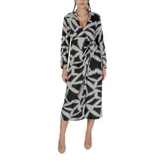 Jacqueline de Yong Midi Wikkeljurk Geometrische Print