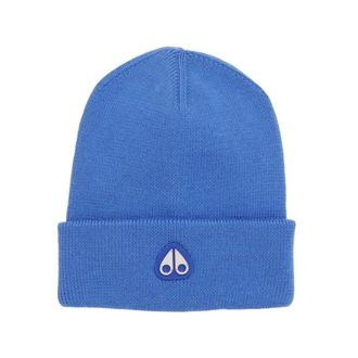 Moose Knuckles Beanies, unisex, Blue, Size: ONE SIZE Cappello