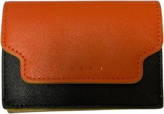 Marni Pre-owned Wallets, female, Multicolor, Size: ONE SIZE Pre-owned Trifold Compact Wallet