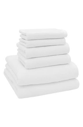Linum Home Textiles 6-Piece Ediree Cotton Towel Set in White at Nordstrom Rack