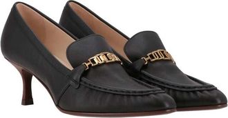 Tod's Womens Black Loafer, Size 7.5