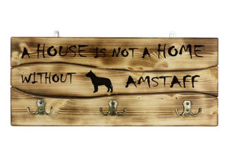 OEM American Staffordshire Terrier, Amstaff, Amstaf: Percha Con Perro, Expositor De Medallas, Decoraci&oacute;n Del Hogar De Art-dog