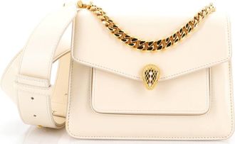 Bulgari Serpenti Forever Maxi Chain Crossbody Bag Leather Small