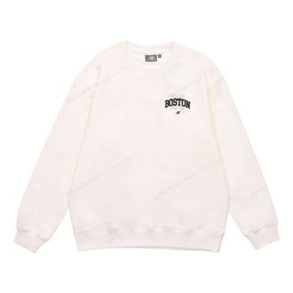 New Balance Logo Sweatshirt Asia Sizing White 5CC44343-IV