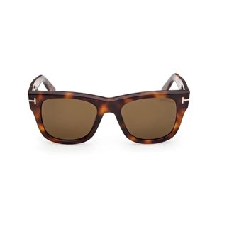 Tom Ford Sunglasses, male, Brown, Size: 53 MM Finn Sunglasses