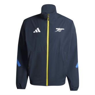 adidas Mens Afc Anth Jkt in Ntnavy - Blue - Size X-Small