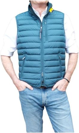 Parajumpers Perfecte Mouwloze Donsbodywarmer - Heren - Bodywarmers - Blauw - S - Jassen