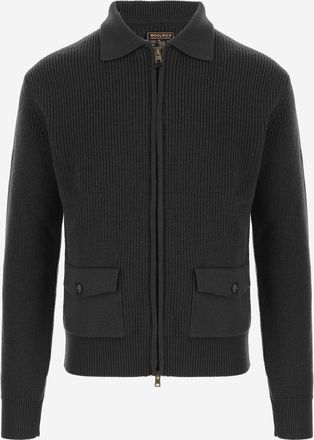 Woolrich Maglione in lana con zip intera Woolrich