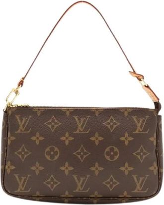Louis Vuitton Pre-owned Mini Pochette - Dames - Vintage Mini Tas - Bruin - ONE Size - Vintage