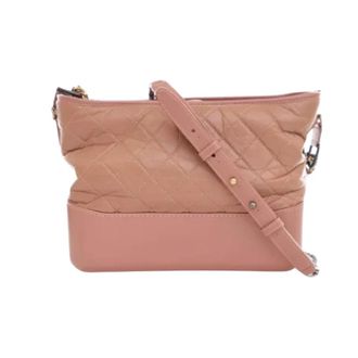 Chanel Pre-owned Leather chanel-bags - Dames - Vintage Schoudertas - Roze - ONE Size - Leer - Vintage