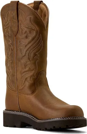 Ariat Fatbaby Dawn Western Boot in Distressed Brown at Nordstrom, Size 5.5