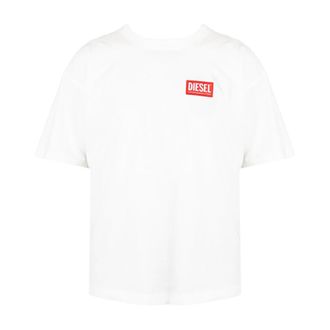 Diesel Camiseta T-Nlabel L1 - Tops - Hombre - Blanco - M