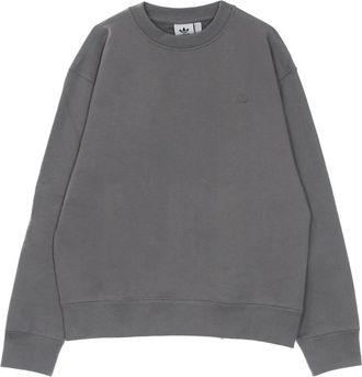 adidas Klassiek Crewneck Sweatshirt - Heren - Sportshirts - Grijs - XL - Katoen - Fitness