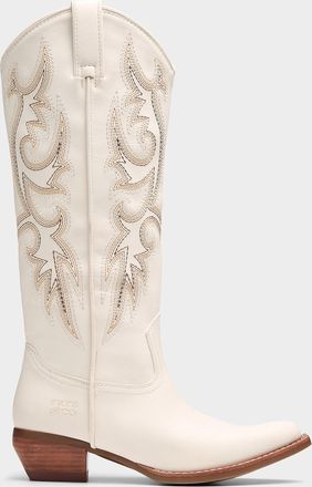 Frye and Co. Womens Irlene topstitched cowboy boots