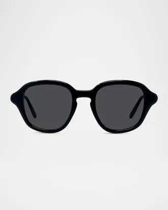 Loewe Men & apos;s Slim Acetate Square Sunglasses