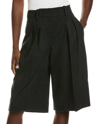 Michael Kors Wool Flannel Short