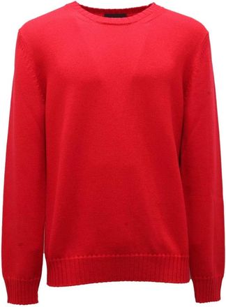 Alpha Studio Heren, Truien, Rood, Maat: XL Wol