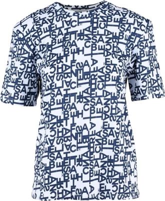 Elisabetta Franchi Mujer, Camisetas, Azul, Talla: S