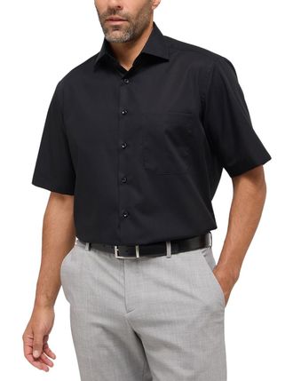 Eterna Male Original Shirt Modern Fit, black, 32