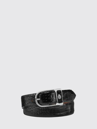 Billionaire Boys Club Cintura in pelle stampa cocco