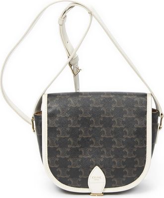 Celine Pre-owned Womens Medium Folco Bag Shoulder Bag - Brown - One Size