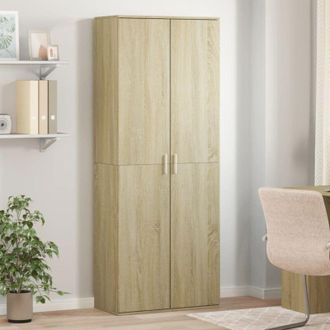 vidaXL Credenza Rovere Sonoma 70x35x180 cm in Legno Multistrato - Vidaxl