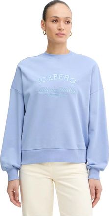 Iceberg Sweatshirts - Dames - Sweatshirts - Blauw - S - Katoen - Hoodies & sweatvesten