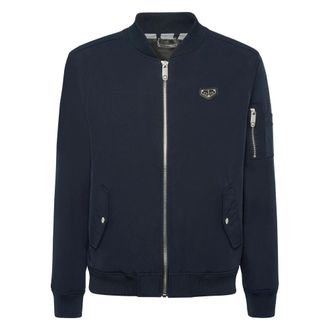 Philipp Plein Nylon Bomber Jacket - Heren - Bomber jackets - Blauw - XL - Nylon - Jassen