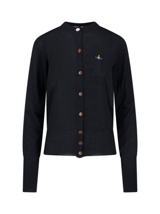 Vivienne Westwood Black Bea Wool Silk Cardigan