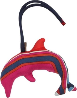 Herm&egrave;s Pre-owned Accessories, female, Multicolor, Size: ONE SIZE Pre-owned Petit H Dolphin Bag Charm