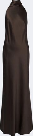 Ralph Lauren Collection Chilton halterneck satin gown