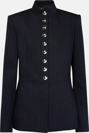 Khaite Samuel chalk stripe wool-blend jacket
