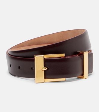 Khaite Manhattan leather belt
