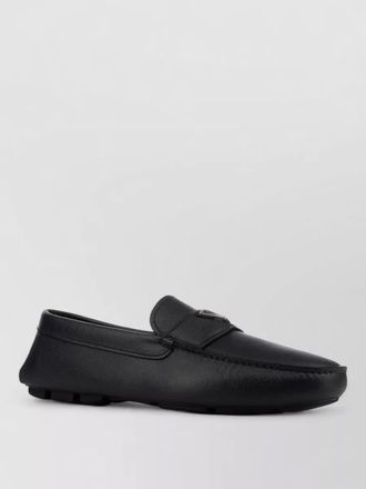 Prada loafers round toe rubber sole design