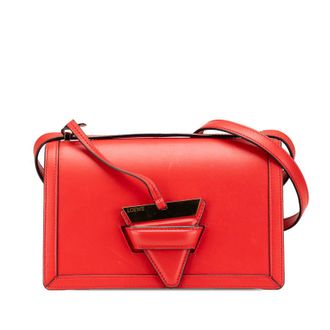 Loewe Pre-owned Loewe Medium Leather Barcelona Crossbody Ladies 61706