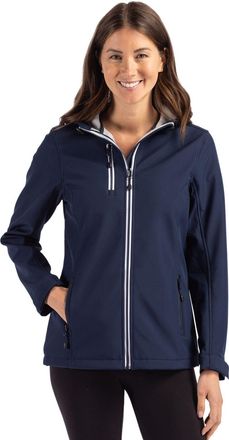 Clique Telemark Eco Stretch Softshell Full Zip Womens Hooded Jacket