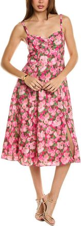 Rachel Parcell Ruched Cup Midi Dress