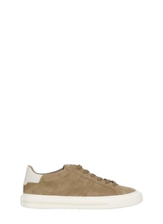 Hogan Brown H691 Suede Sneakers