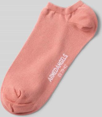 Armedangels Armedangels Sneakersocken mit Label-Detail Modell SAALVO in Koralle, Gr&ouml;&szlig;e 35-38