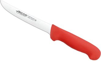 Arcos Cuchillo deshuesador de acero inoxidable nitrum de 160 mm mango rojo